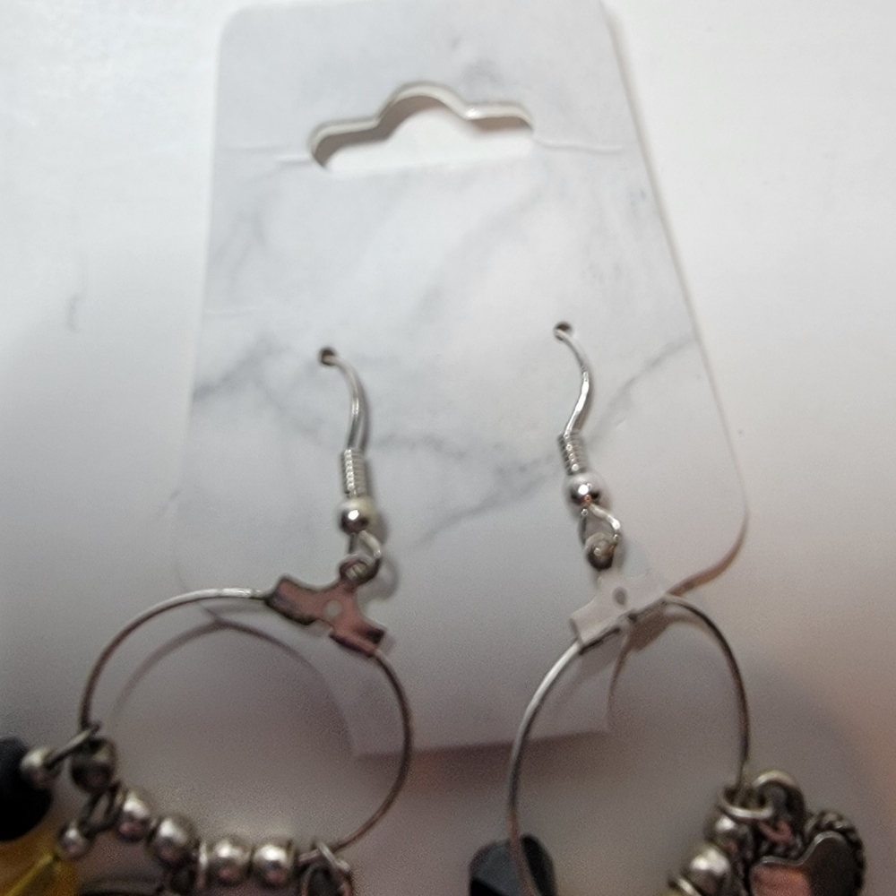 Iowa Hawkeye Pendant and Earrings Set - Picture 3 of 5